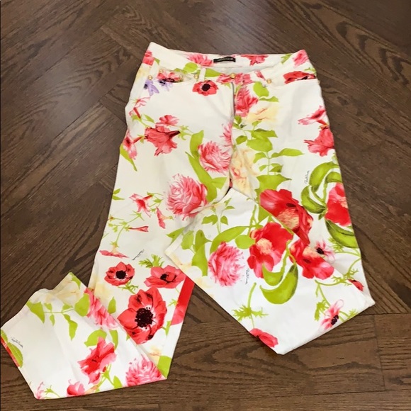 Roberto Cavalli vintage flower jeans size 31 - Picture 4 of 11